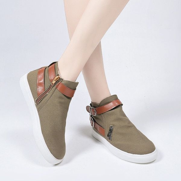 

новая холст обувь женская обувь кроссовки мокасины ленивый повседневный плоским дном foot canvas платформы кроссовки вулканизированной sapat, Black