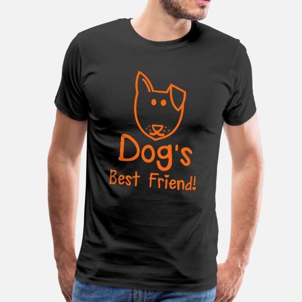 

dog's friend perfect for pet owner t shirt men custom cotton s-3xl male cute authentic summer pictures shirt