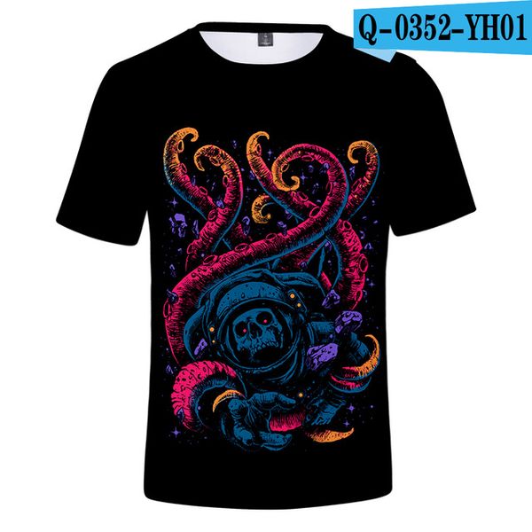 

tentacle ocs homme punk crewneck 3d print shirts humor kawaii hippie men clothing