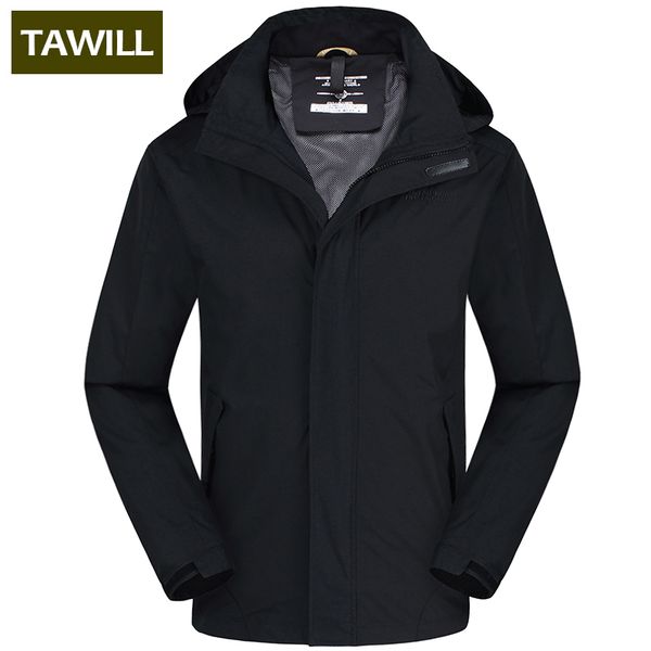 

tawill brand new spring men jackets casual coat outwear waterproof windproof plus size 66056, Black;brown