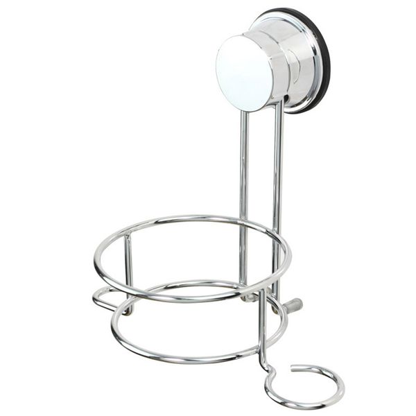 

hairdryer holder hanger with suckers hair dryer chrome finish abs storage rack