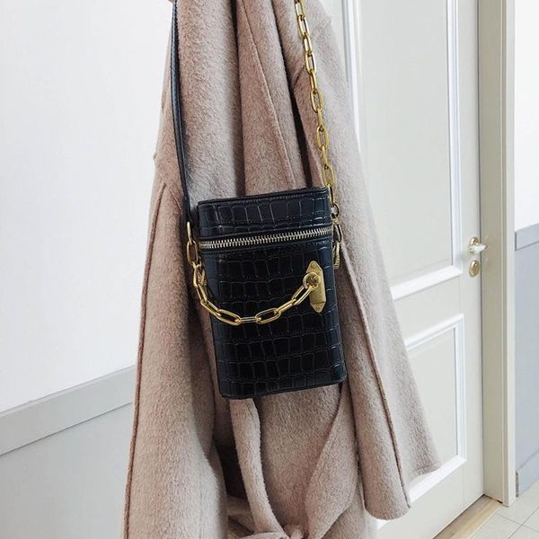 

luxury ladies' flap bag mini pu leather crossbody bags for women designer stone pattern lipstics female shoulder messenger bag