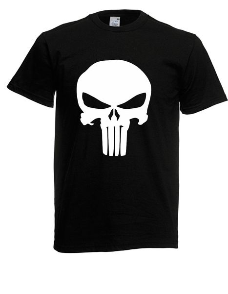 

men t shirt 100% cotton print shirts herren t-shirt the punisher bis 5xl tee shirt