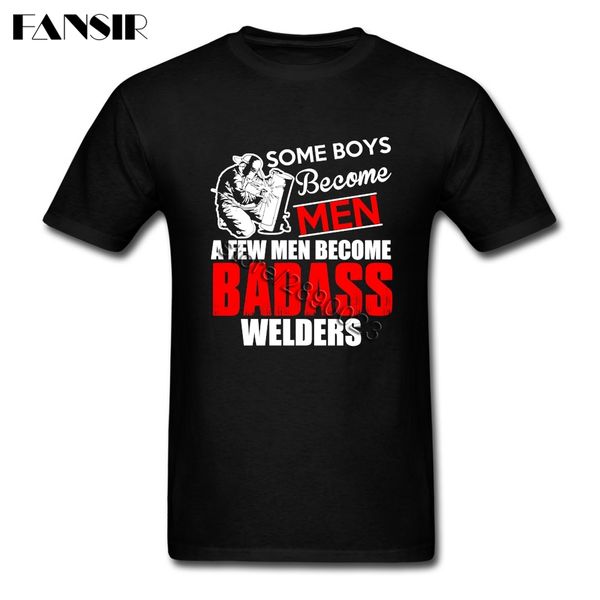 

fashion t-shirt men male badass welders men t shirt short sleeve o neck teenage tee