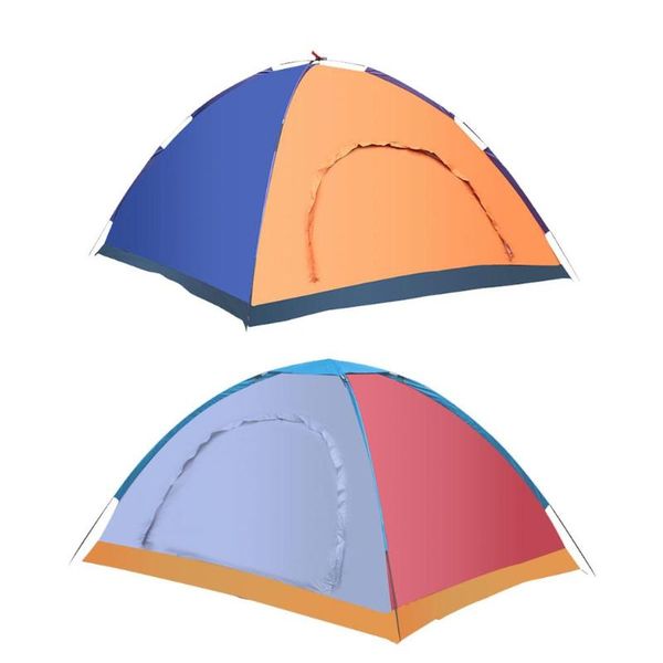 

for 2-5 people multicolor pyramid tent folding tent camping durable bedding hiking outdoors travel hunting hanging bed
