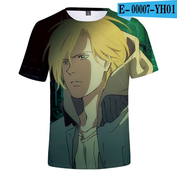

new banana fish 2 3d full print cool 3d print shirts horror horror oversized men clothing
