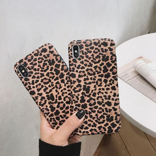 

cgjxsfashion leopard print phone case for iphone 11 pro xs max xr x case for iphone 6 6s 8 7 plus back cover luxury soft cases capa