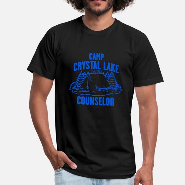 

camp crystal lake counselor friday the retro tee c t shirt men anti-wrinkle cotton crew neck novelty anti-wrinkle fashion spring shirt
