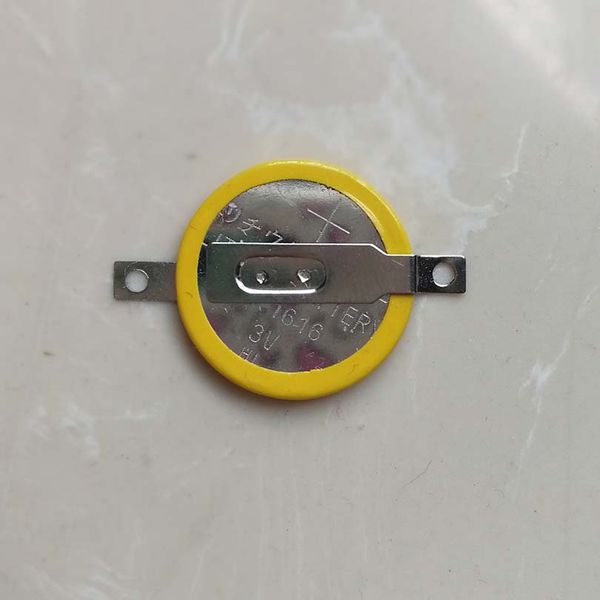 

tabs cr1616 3v lithium button cell battery with soldering pins for games