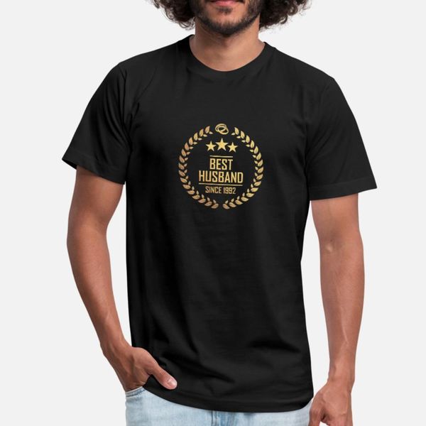 

husband since 1992 t shirt men printing 100% cotton s-xxxl gents fit fashion spring leisure shirt, White;black