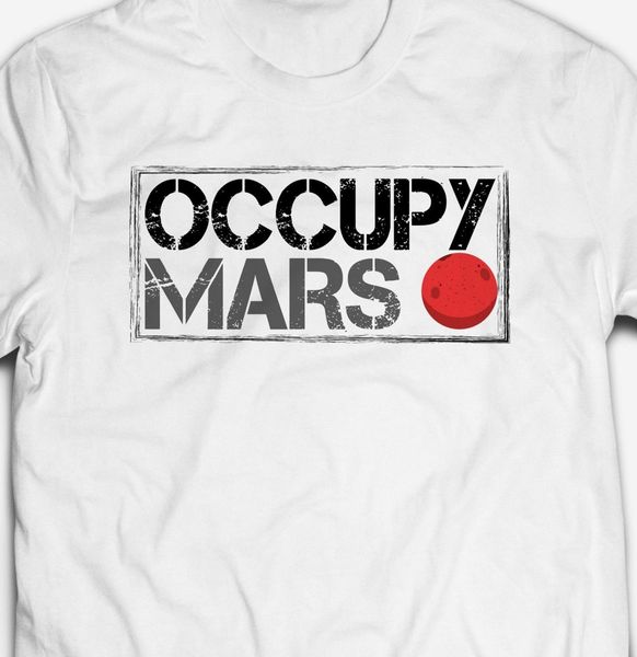 

занимайте марс элон маск space x роган geek 100% хлопок футболка 2019 new men t-shirt men summer style casual tee