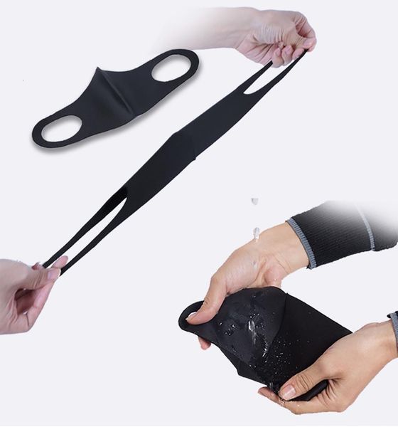 

cotton black winter mask soft breathing mask anti-dust earloop mouth face cover unisex