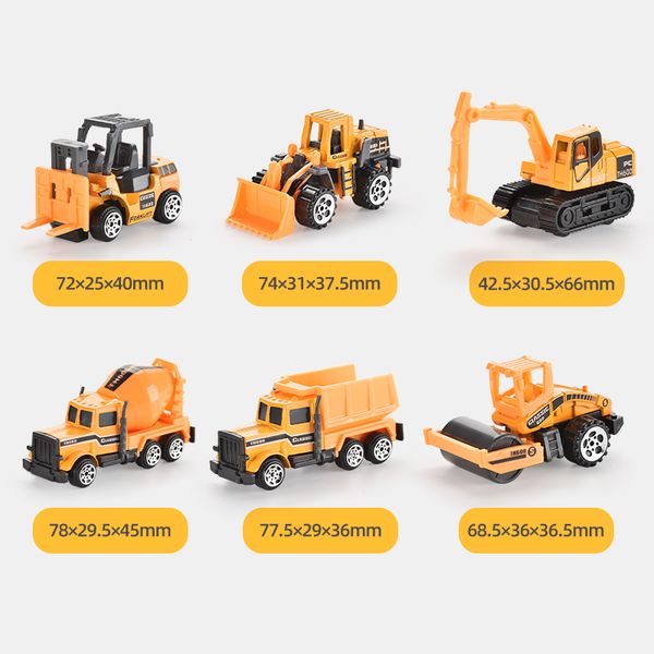 

selling alloy container simulation engineering vehicle truck excavator fire truck toy model container boys and girls toy gifts