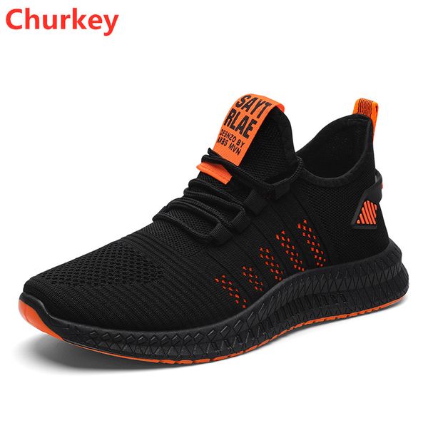 

new fashion men casual sports shoes summer mesh light breathable lace up platform male shoes man black sneakers