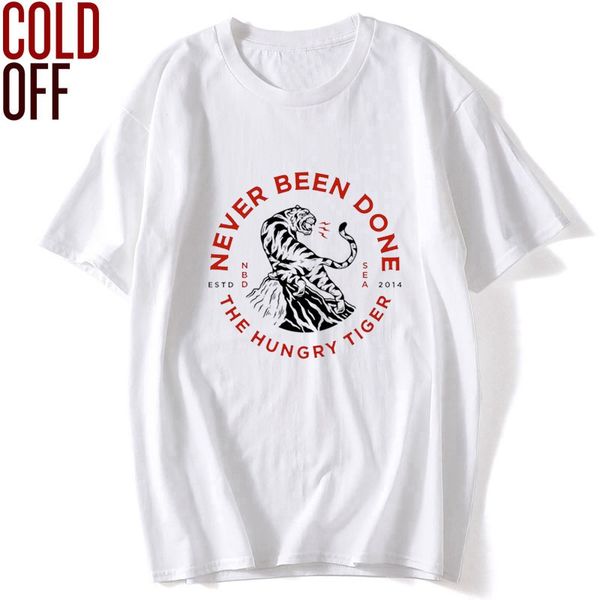 

cold off 100% cotton short sleeve cool tiger print men t shirt casual men tshirt cool o-neck t-shirt men tee shirts