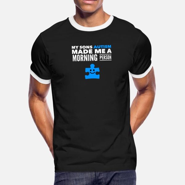 

funny autism awareness design t shirt men create tee shirt round collar solid color famous authentic summer style standard shirt