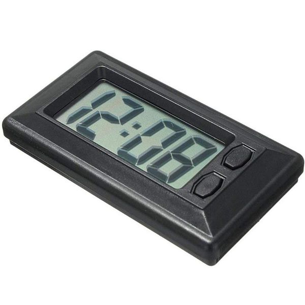 

new modern ultra-thin lcd digital display dashboard clock with calendar ornament calendar plastic lcd pvc 75x40x10mm 19oct29