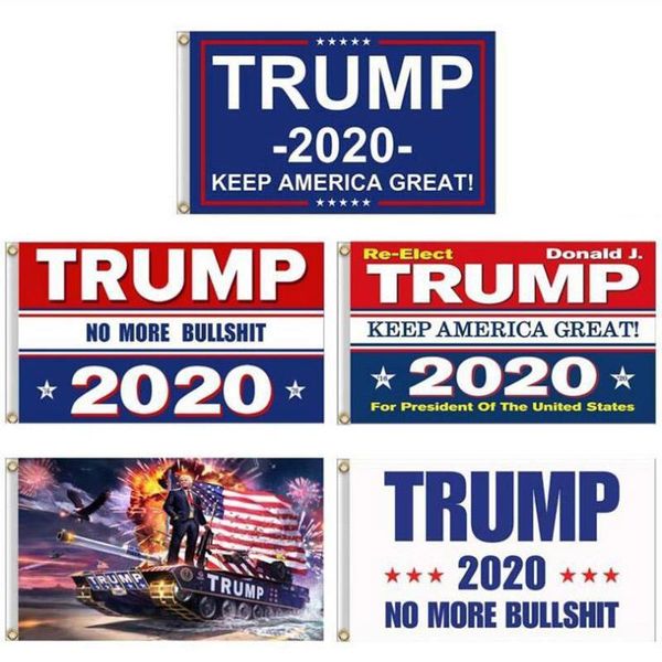 

Presidential Campaign Banner Donald Trump 2020 Flag Keep America Great Donald for President Campaign Banner 90*150cm Garden Flags FY6061