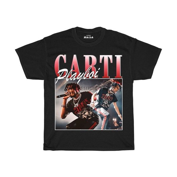 

мужчины майка vintage playboi carti тенниска женщины тенниска