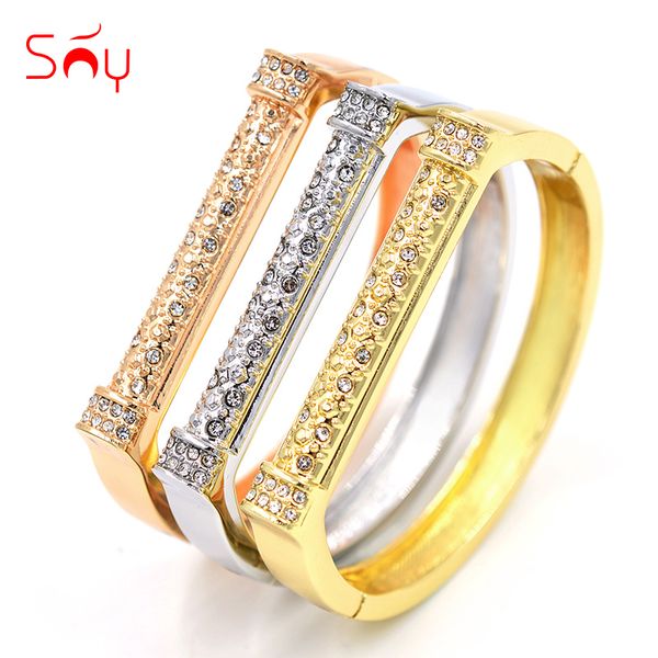 

bangle sunny jewelry bridal wedding unique cuff bracelets bangles for women birthday gift cubic zirconia star party daily, Black