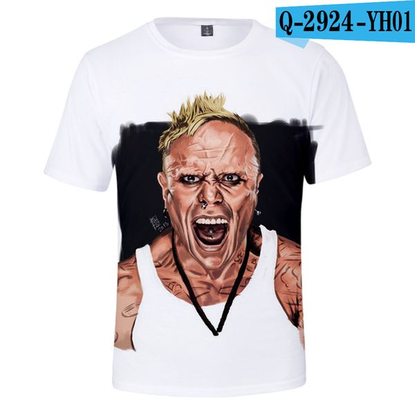 

the prodigy keith flint summer men 3d print shirts anime anime graphic men clothing