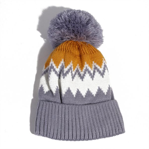 

winter hats for women 2020 autumn winter pompom warm cap knitted beanies skullies girl bonnet femme chunky thick stretchy hats, Blue;gray