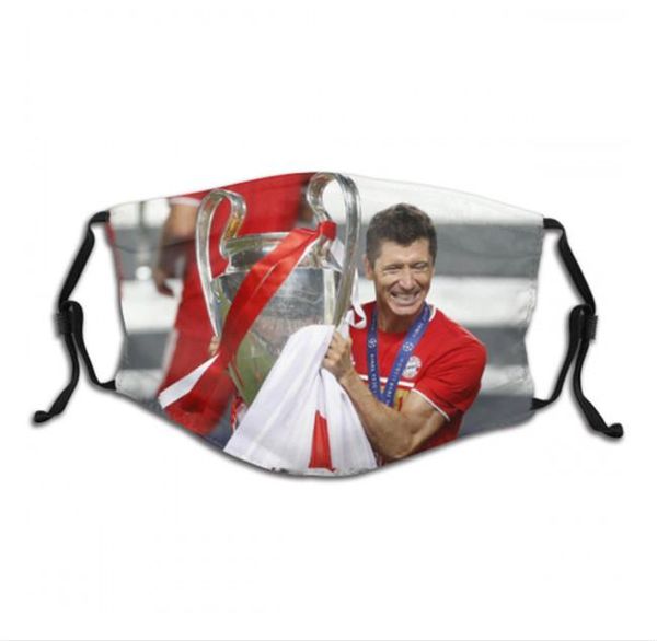 

2020 football Champions Of Europe dust mask men and women fashion PM2.5 Mask washable adjustable reusable protection face masks Tools