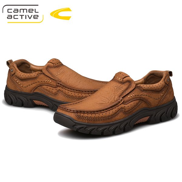 

camel active new men hiking shoes waterproof anti-slip outdoor leather breathable climbing trekking shoes tactical boot