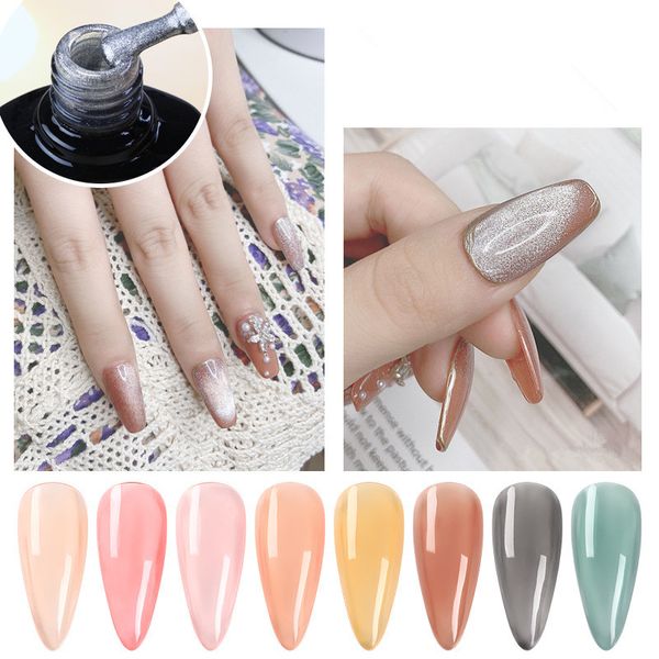 

shining spar cat eye gel polish ice penetration magic variety manicure glitter ptherapy diy uv nail gel g379, Red;pink