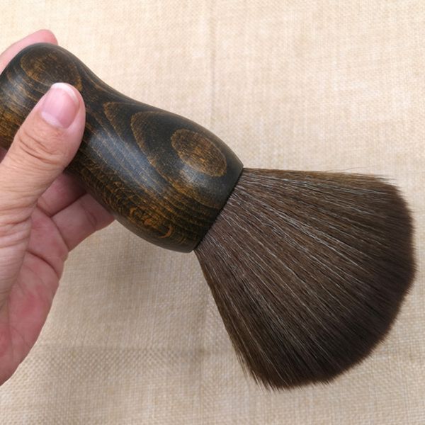 

soft barber neck face duster brush cleaning hairbrush hair sweep brush salon household hair cleaning, Silver