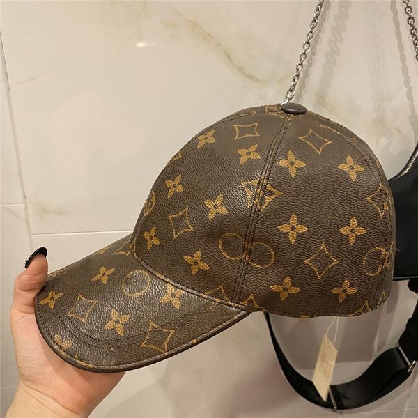

l caps letter print baseball cap fashion leather hat hip hip caps men women outdoor casquette hats high quality, Blue;gray