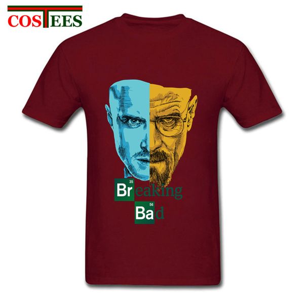 

camisetas heisenberg tshirt new fashion heisenberg t shirt men breaking bad cool man tee shirt short cotton t-shirt hombre
