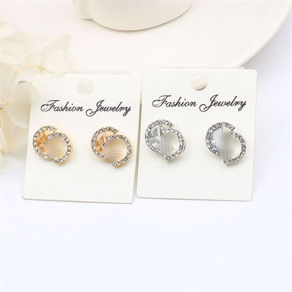 

diamond alphabet earrings studs vintage designer earrings fashion crystal pendant earrings studs women brand jewelry accessories, Golden