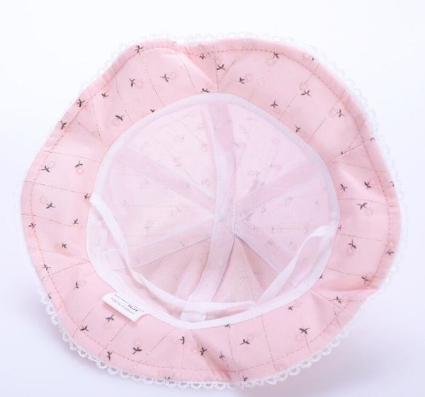 

spring and autumn female baby fisherman hat children s sun02, Blue;gray