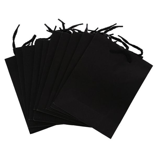 

gift wrap 10x kraft paper bags bag black