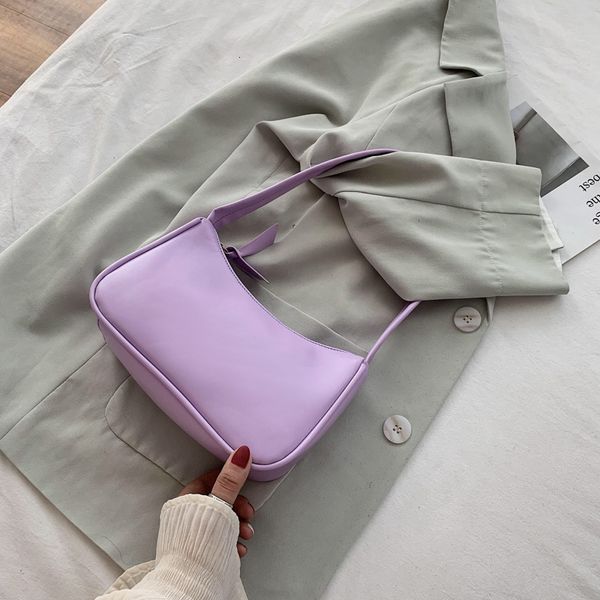 

shoulder bag vintage handbag hobos bag for women pu leather female baguette bag subaxillary mini bolsa bolsa feminina 2020