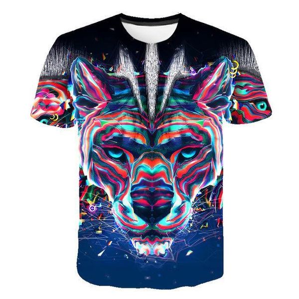 

animal cool summer running male male 3d print shirts humor plus size hentai men clothing