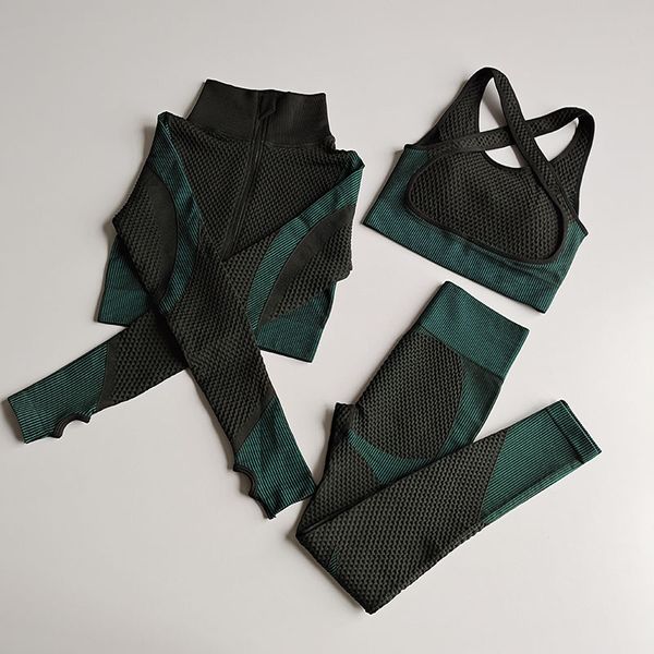 

women yoga set workout clothes for women sports bra&zipper yoga pants gym wear workout clothes top, White;red