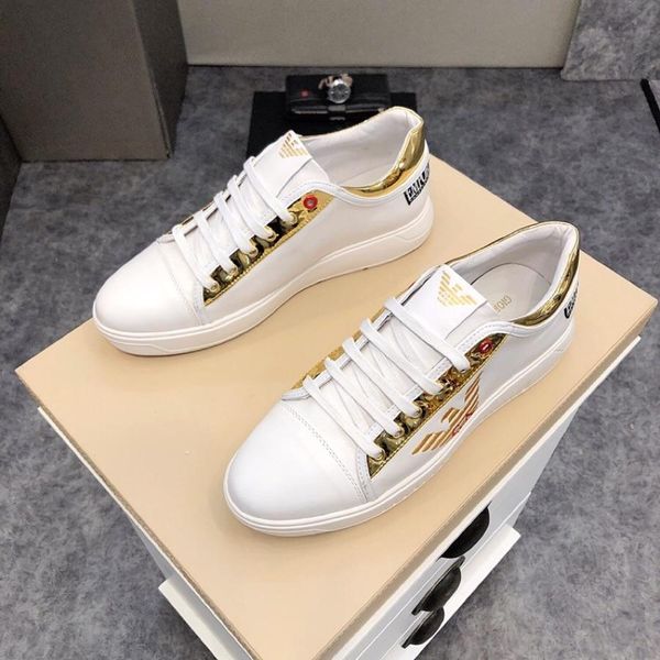 

2021i limited edition men ', s удобная дышащая кожа color matching обувь, мода диких спортивная обувь .original box упаковка 38, Black