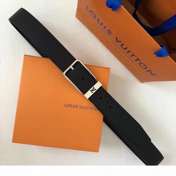 

designer men's and women's buckle fashion men's belt wholesale with the box, Black;brown