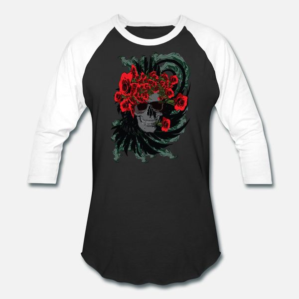 

rosa skull t shirt men personalized tee shirt o neck letter crazy authentic summer style novelty shirt