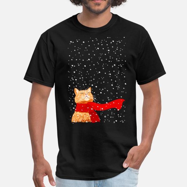 

christmas cat t shirt men designs cotton size s-3xl clothing crazy basic summer style letters shirt