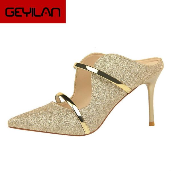 

shoes women 2020 new summer fashion high-heeled sandals slippers size 35-40 cs-306, Black