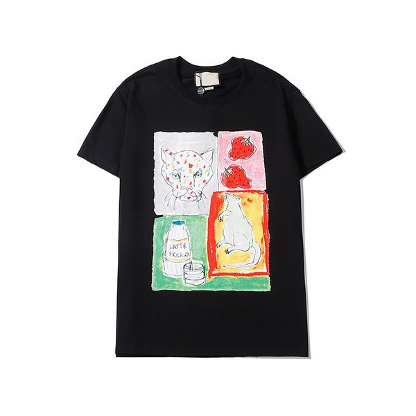 

women's & men's fashion t-shirt 2020 new womens casual crew neck shirts fashion mens summer breathable tees 3 colors size s-2xl, White