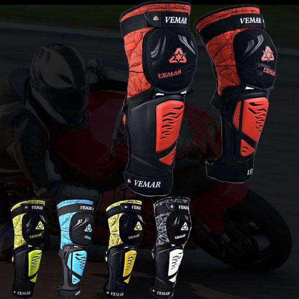 

vemar motorcycle kneepads fireproof pp shell motorbike riding racing protective guard atv cycling off-road knee pads