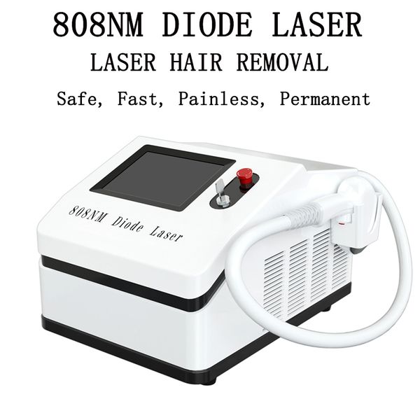 

2020 portable 808nm diode laser hair removal machine facial hair removal equipment diode laser light, Black
