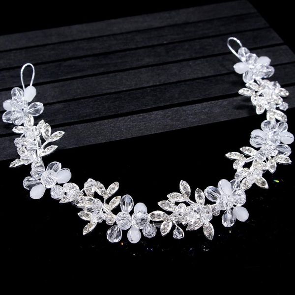 

silver wedding bridal headband crystal wedding hair accessories 2020 new hair piece