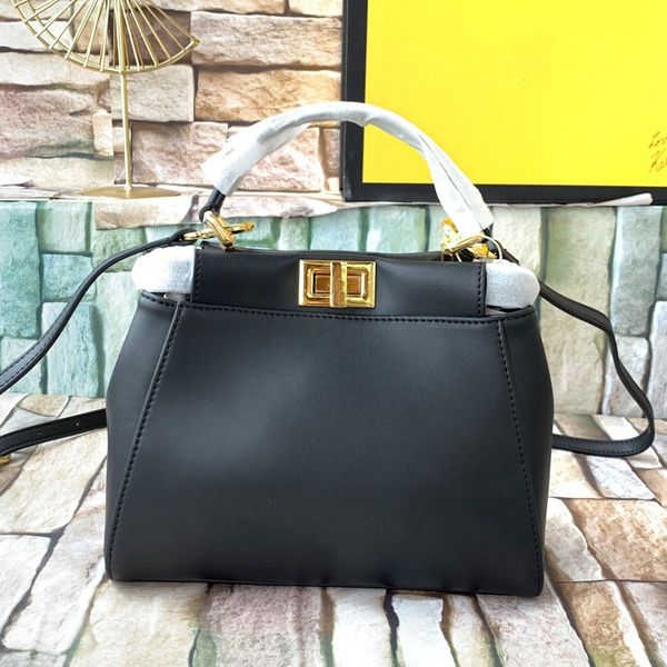 

women fashion tote bag real leather handbag purse inner zipper pocket adjustable shoulder strap bags twist lock crossbody bag