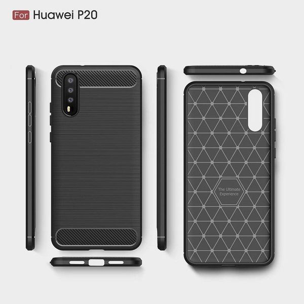 

cgjxs2018 new cellphone cases for huawei p20 p20 pro luxury carbon fiber heavy duty case for huawei p20 lite cover dhl shipping