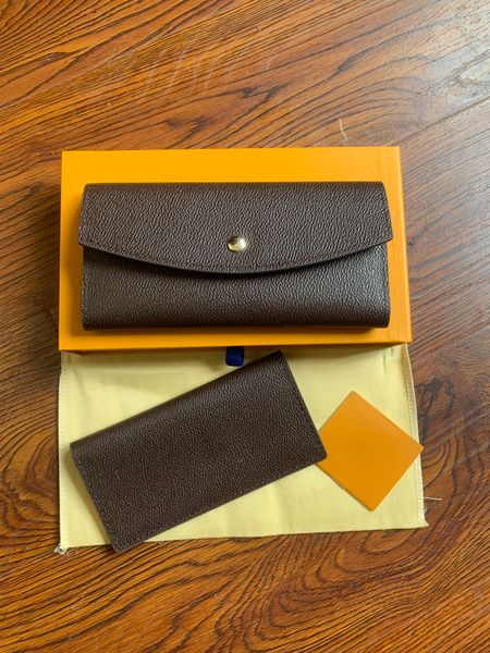 

france designer women long checkbook wallet credit card p holder wallet brown mono gram white checkered canvas leather ing, Red;black